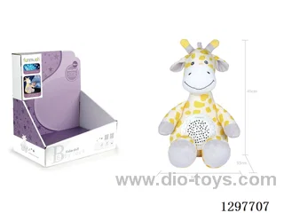 12-Button Soothing Projection Plush (Giraffe)