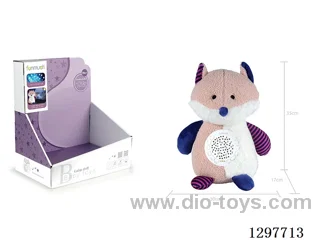 12-Button Soothing Projection Plush Toy (Fox)