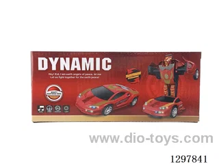 B/O Universal Iron Man Transforming Car W L/M