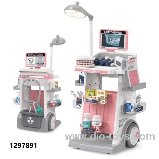 Dental medical cart set with lighting&sound in color box