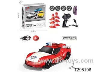 4WD Drift Police RC Car (Battery Included)