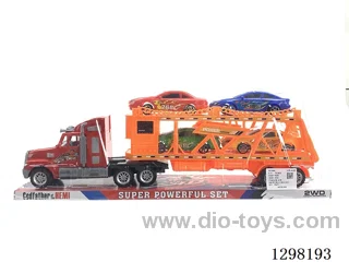 Inertia Trailer with 4 Free Wheel Sports Cars