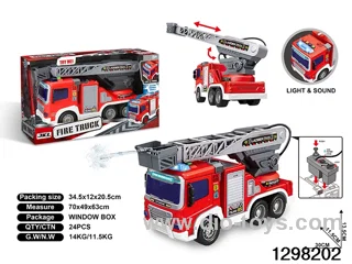 1:16 inertia fire truck in colour box