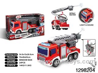 1:16 inertia fire truck in colour box