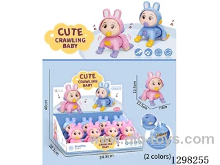 B/O Crawling Baby 8PCS 2 colors