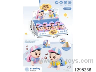 B/O Crawling Baby 8PCS 2 colors