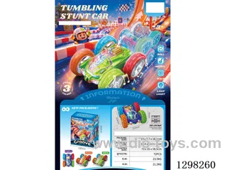 B/O Tumbling Stunt Car 3 colors