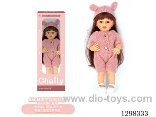 22 inches (real baby feel) reborn baby doll girl,  collectible art dolls with full softness body, poseable limb and lifelike details - Gravity-sensing sound function