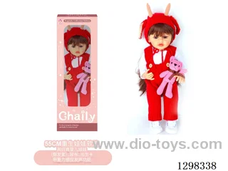 22 inches (real baby feel) reborn baby doll girl,  collectible art dolls with full softness body, poseable limb and lifelike details - Gravity-sensing sound function