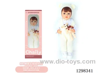 22 inches (real baby feel) reborn baby doll girl,  collectible art dolls with full softness body, poseable limb and lifelike details - Gravity-sensing sound function