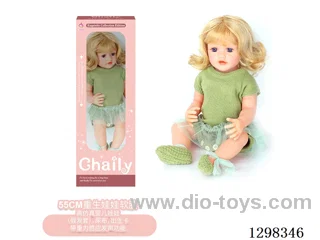 22 inches (real baby feel) reborn baby doll girl,  collectible art dolls with full softness body, poseable limb and lifelike details - Gravity-sensing sound function
