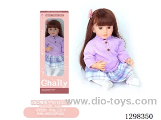 22 inches (real baby feel) reborn baby doll girl,  collectible art dolls with full softness body, poseable limb and lifelike details - Gravity-sensing sound function