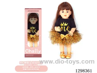 22 inches (real baby feel) reborn baby doll girl,  collectible art dolls with full softness body, poseable limb and lifelike details - Gravity-sensing sound function