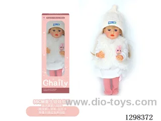 22 inches (real baby feel) reborn baby doll girl,  collectible art dolls with full softness body, poseable limb and lifelike details - Gravity-sensing sound function