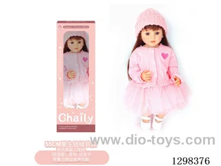 22 inches (real baby feel) reborn baby doll girl,  collectible art dolls with full softness body, poseable limb and lifelike details - Gravity-sensing sound function