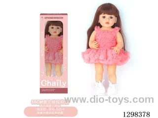 22 inches (real baby feel) reborn baby doll girl,  collectible art dolls with full softness body, poseable limb and lifelike details - Gravity-sensing sound function