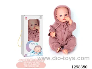 17 inches (real baby feel) reborn baby doll,  collectible art dolls with full softness body, poseable limb and lifelike details - Gravity-sensing sound function