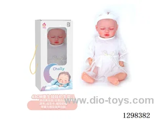 17 inches (real baby feel) reborn baby doll,  collectible art dolls with full softness body, poseable limb and lifelike details - Gravity-sensing sound function