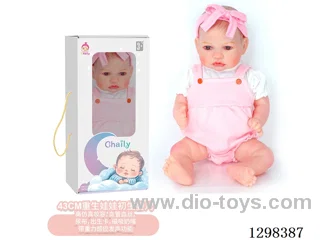 17 inches (real baby feel) reborn baby doll,  collectible art dolls with full softness body, poseable limb and lifelike details - Gravity-sensing sound function