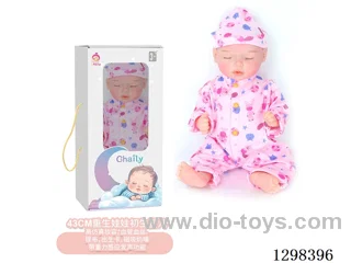 17 inches (real baby feel) reborn baby doll,  collectible art dolls with full softness body, poseable limb and lifelike details - Gravity-sensing sound function