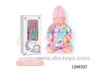 17 inches (real baby feel) reborn baby doll,  collectible art dolls with full softness body, poseable limb and lifelike details - Gravity-sensing sound function