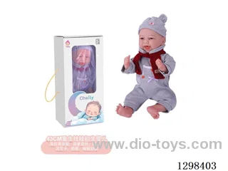 17 inches (real baby feel) reborn baby doll,  collectible art dolls with full softness body, poseable limb and lifelike details