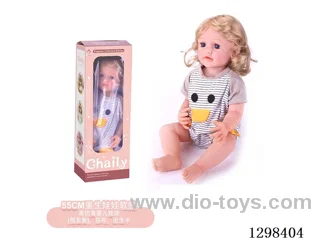 22 inches (real baby feel) reborn baby doll girl,  collectible art dolls with full softness body, poseable limb and lifelike details
