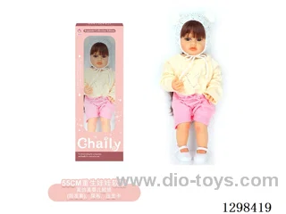 22 inches (real baby feel) reborn baby doll girl,  collectible art dolls with full softness body, poseable limb and lifelike details