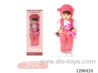 22 inches (real baby feel) reborn baby doll girl,  collectible art dolls with full softness body, poseable limb and lifelike details
