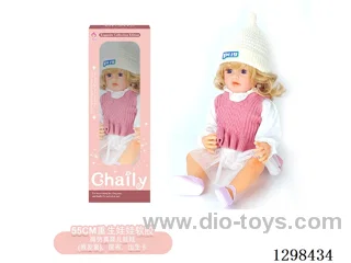 22 inches (real baby feel) reborn baby doll girl,  collectible art dolls with full softness body, poseable limb and lifelike details
