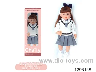 22 inches (real baby feel) reborn baby doll girl,  collectible art dolls with full softness body, poseable limb and lifelike details