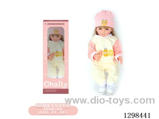 22 inches (real baby feel) reborn baby doll girl,  collectible art dolls with full softness body, poseable limb and lifelike details