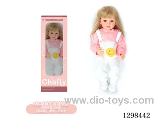 22 inches (real baby feel) reborn baby doll girl,  collectible art dolls with full softness body, poseable limb and lifelike details
