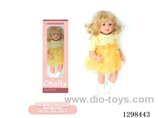 22 inches (real baby feel) reborn baby doll girl,  collectible art dolls with full softness body, poseable limb and lifelike details