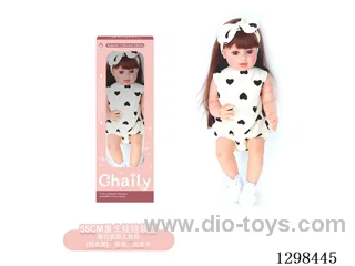 22 inches (real baby feel) reborn baby doll girl,  collectible art dolls with full softness body, poseable limb and lifelike details