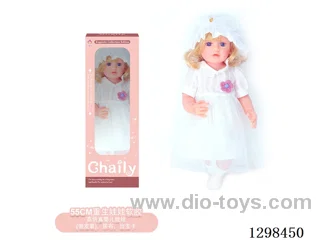 22 inches (real baby feel) reborn baby doll girl,  collectible art dolls with full softness body, poseable limb and lifelike details