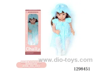 22 inches (real baby feel) reborn baby doll girl,  collectible art dolls with full softness body, poseable limb and lifelike details