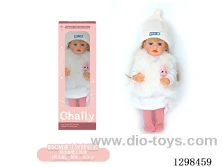 22 inches (real baby feel) reborn baby doll girl,  collectible art dolls with full softness body, poseable limb and lifelike details