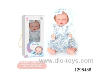 17 inches (real baby feel) reborn baby doll,  collectible art dolls with full softness body, poseable limb and lifelike details