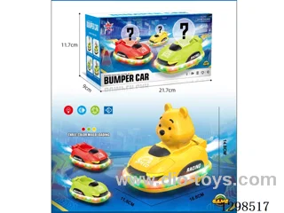 B/O Winnie the Pooh Bumper Car W L/M/spray