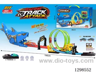 pull back Light-Up Track Car (Shark)