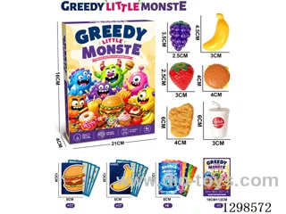 Hungry Little Monster Connect-the-Dots Board Game