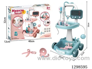 Pretend Play Medical Equipment Table - Electric, Low-Spec (Optional 2-Color Assortment)