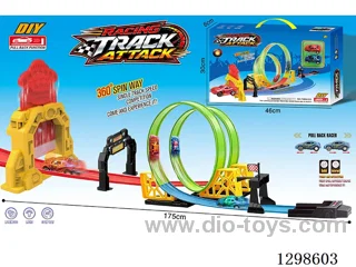 pull back Light-Up Track Car (Flying Saucer)