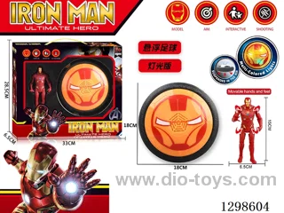 Iron Man Floating Ball Set with Light