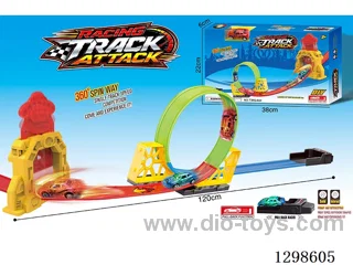 pull back Light-Up Track Car (Flying Saucer)