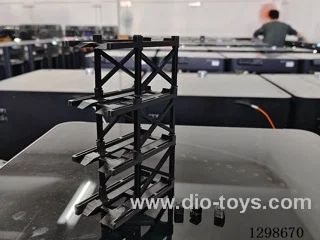 3D Parking Rack 1:64 - 4 Spaces