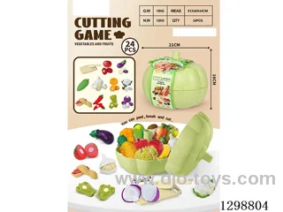 Pumpkin Storage Box Vegetable Cutting Set (24-Piece)