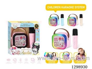 Hello Kitty Karaoke Bluetooth Speaker (Single Microphone)