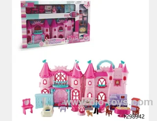 castle with light/music，include 2*AA battery